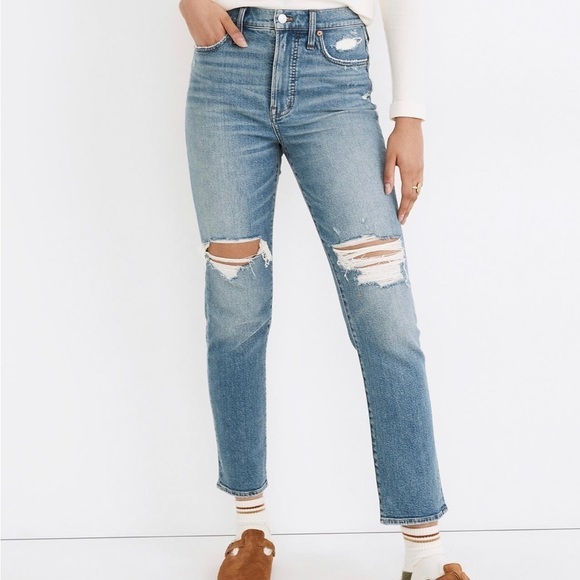 Madewell The Perfect Vintage Jean Jeans In Denman Wash 25 - Picture 4 of 13